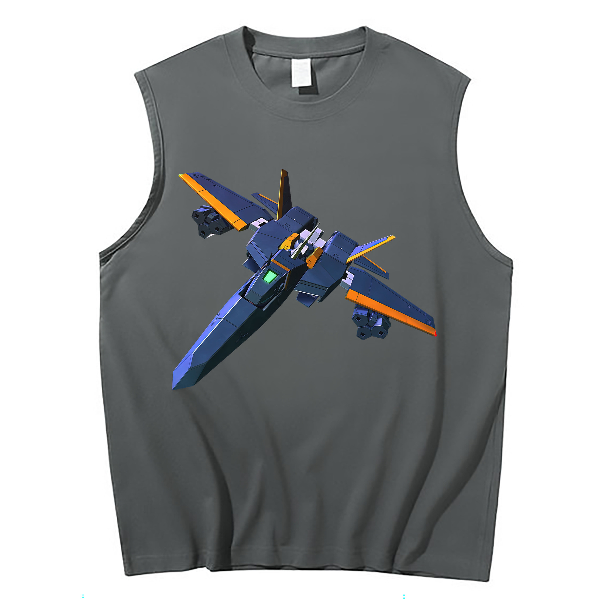 （画像用） 機動戦士ガンダム Mobile Suit Gundam コットン100％タンクトップ（フロントプリント）